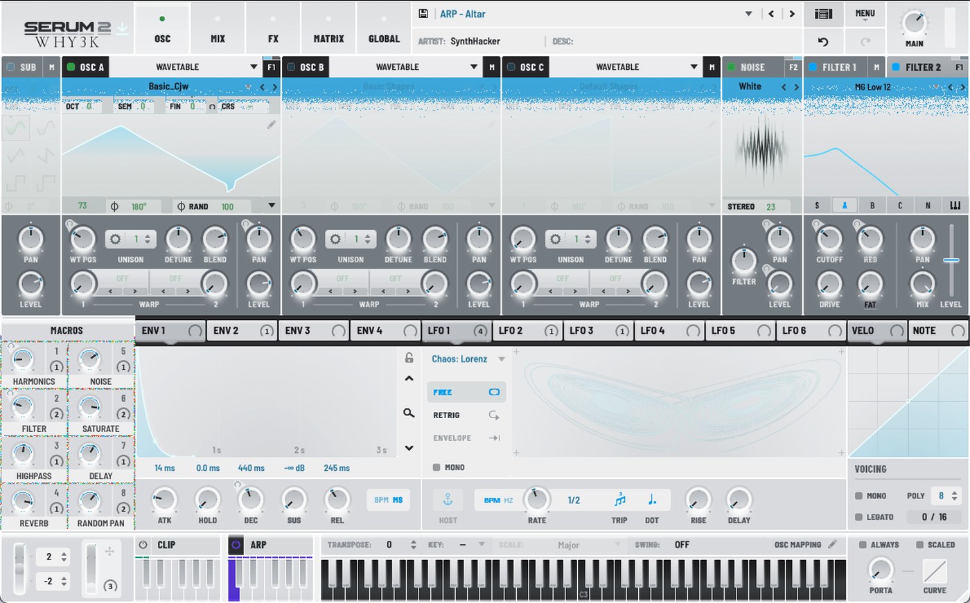 WHY3K Paper Glow を適用した Serum 2